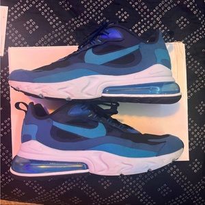 Nike Air Max 270 React Blue Void- Size 9.5